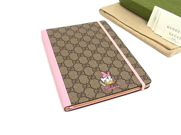 GUCCI ディズニー　デイジー　コラボ　ノート □新品□未使用□ GUCCI グッチ ディズニーコラボ デイジー GG柄 PVC