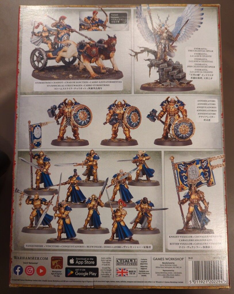 GAMES WORKSHOP WARHAMMER AGE OF SIGMAR STORMCAST ETERNAL Spearhead 2025