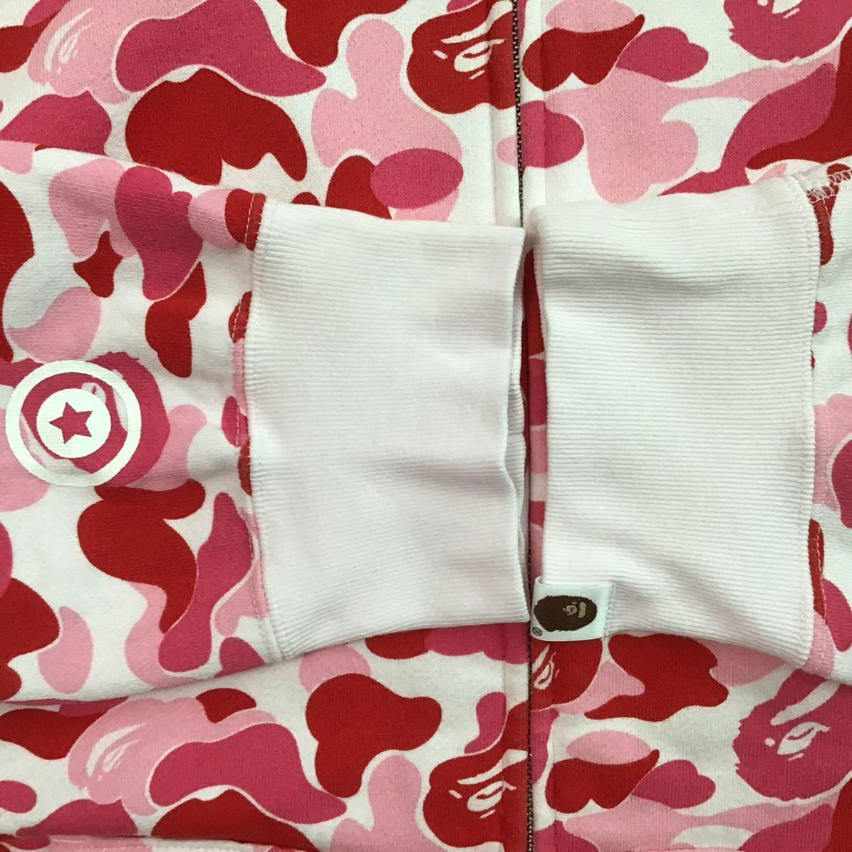 ☆XL☆ ABC camo pink タイガー パーカー Tiger full zip hoodie