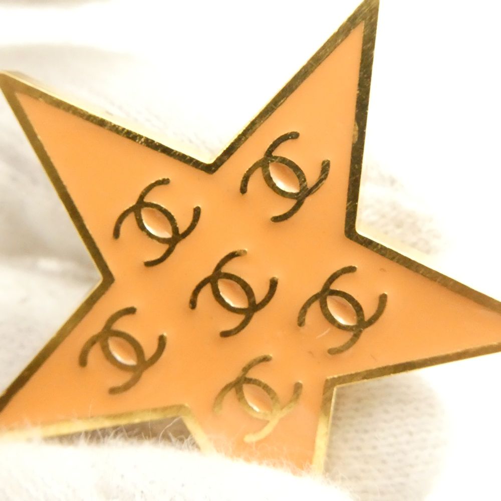 美品 CHANEL シャネル 01P ブローチ ココマーク 星型 スター レア 希少