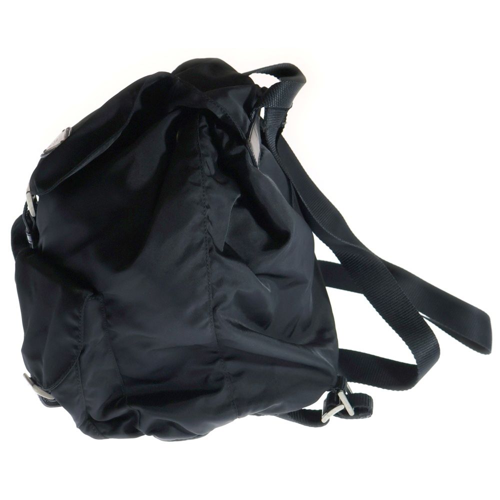 PRADA (プラダ) テスートナイロン レザー トライアングルロゴプレート