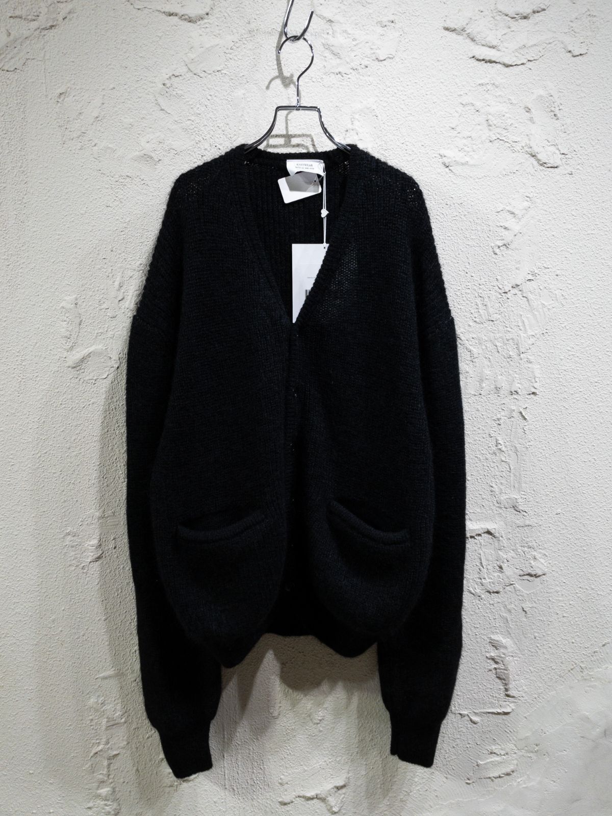 BASICKS/21AW/Grandpa Mohair Cardigan/L - メルカリ