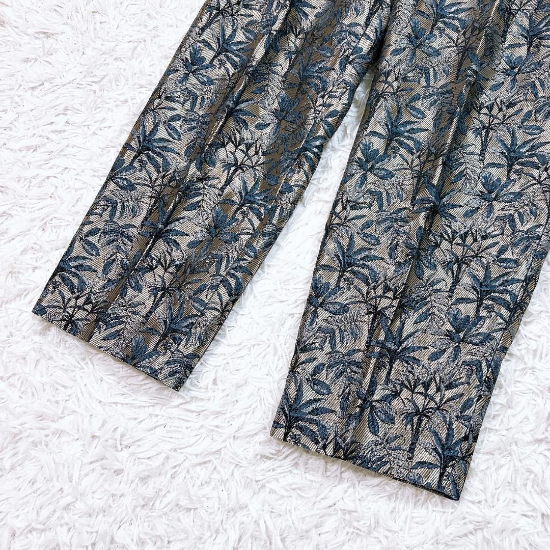 【新品未使用タグ付】23AW ヒューエルミュージアム ジャカードパンツ 38 新品未使用タグ付】23AW ヒューエルミュージアム ジャカード