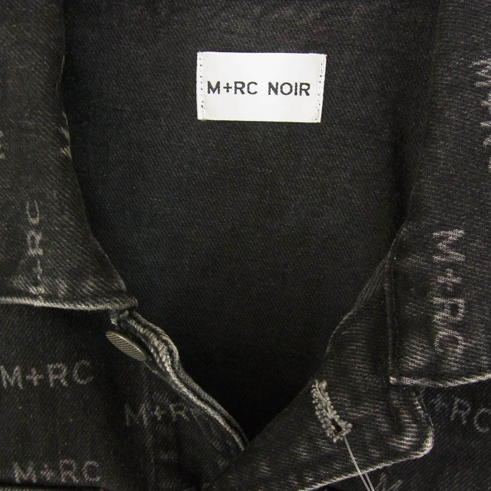 M+RC NOIR デニムジャケット　総柄 M+RC NOIR(マルシェノア) / マルシェノア/ロゴ総柄デニム