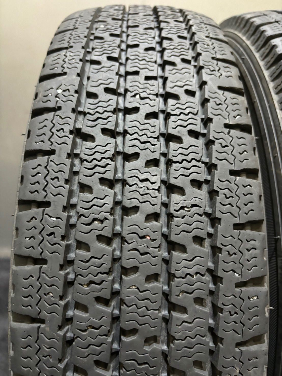 ★155/80R14 88/86N LT TOYO/DELVEX 935 21年製 トヨタ 純正 スチール 14インチ 5J +39 100 4H スタッドレス 4本 サクシード (南6-G815)