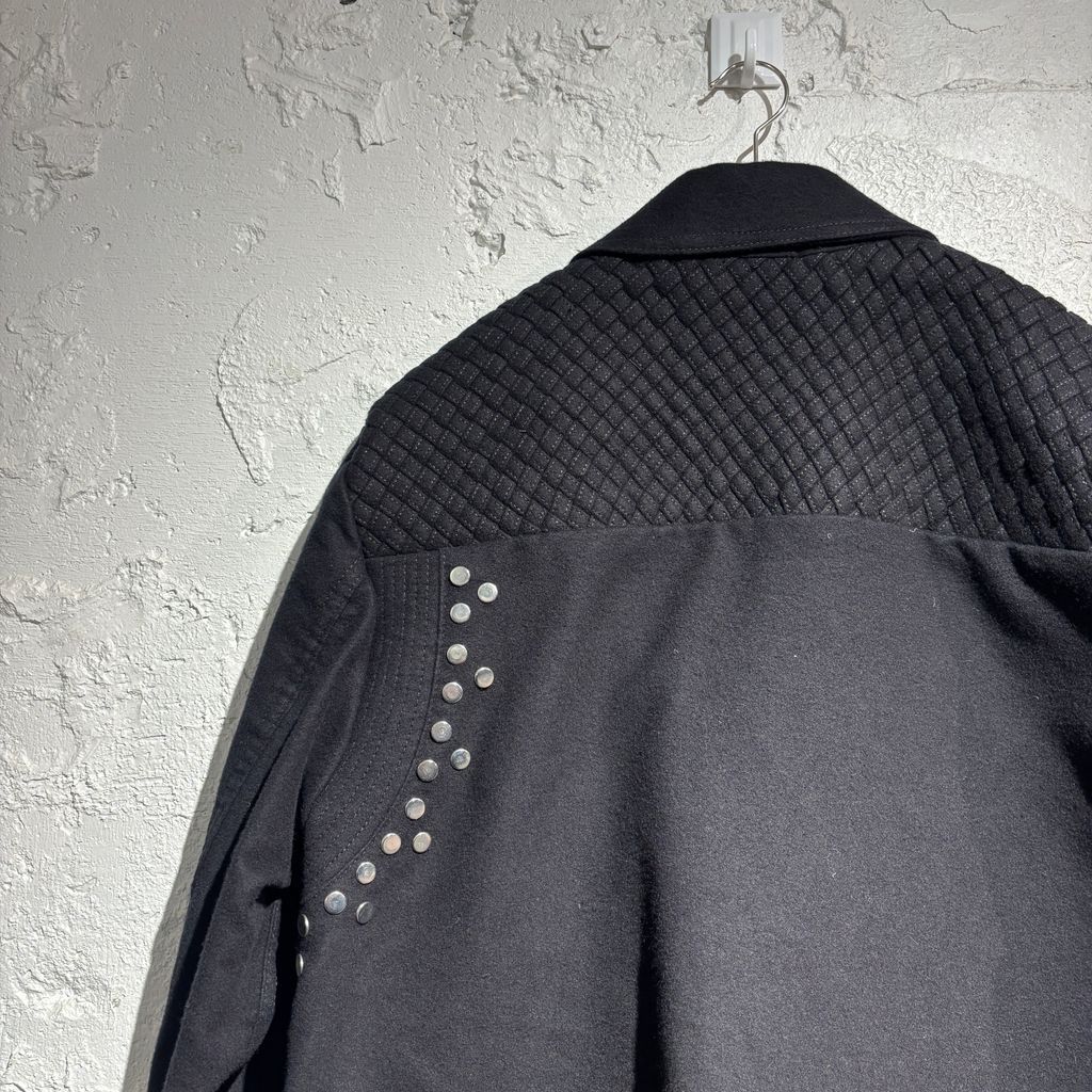 NAMACHEKO ナマチェコ 24AW BRAIDED YOKE JACKET スタッズデザイン