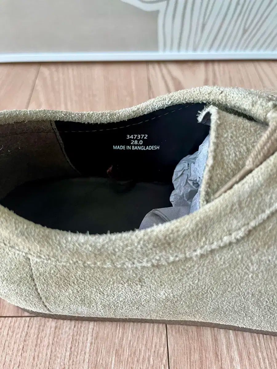 1回実際に着用 GU スウェード モカシンシューズ GUラビグラビ 280サイズ WWW_MORNINGWALKER_COM