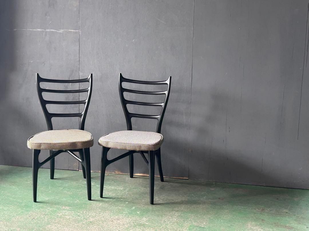 希少 ネオウッド フランスベッド チェア ブラック モダン 洋風 フランス nR