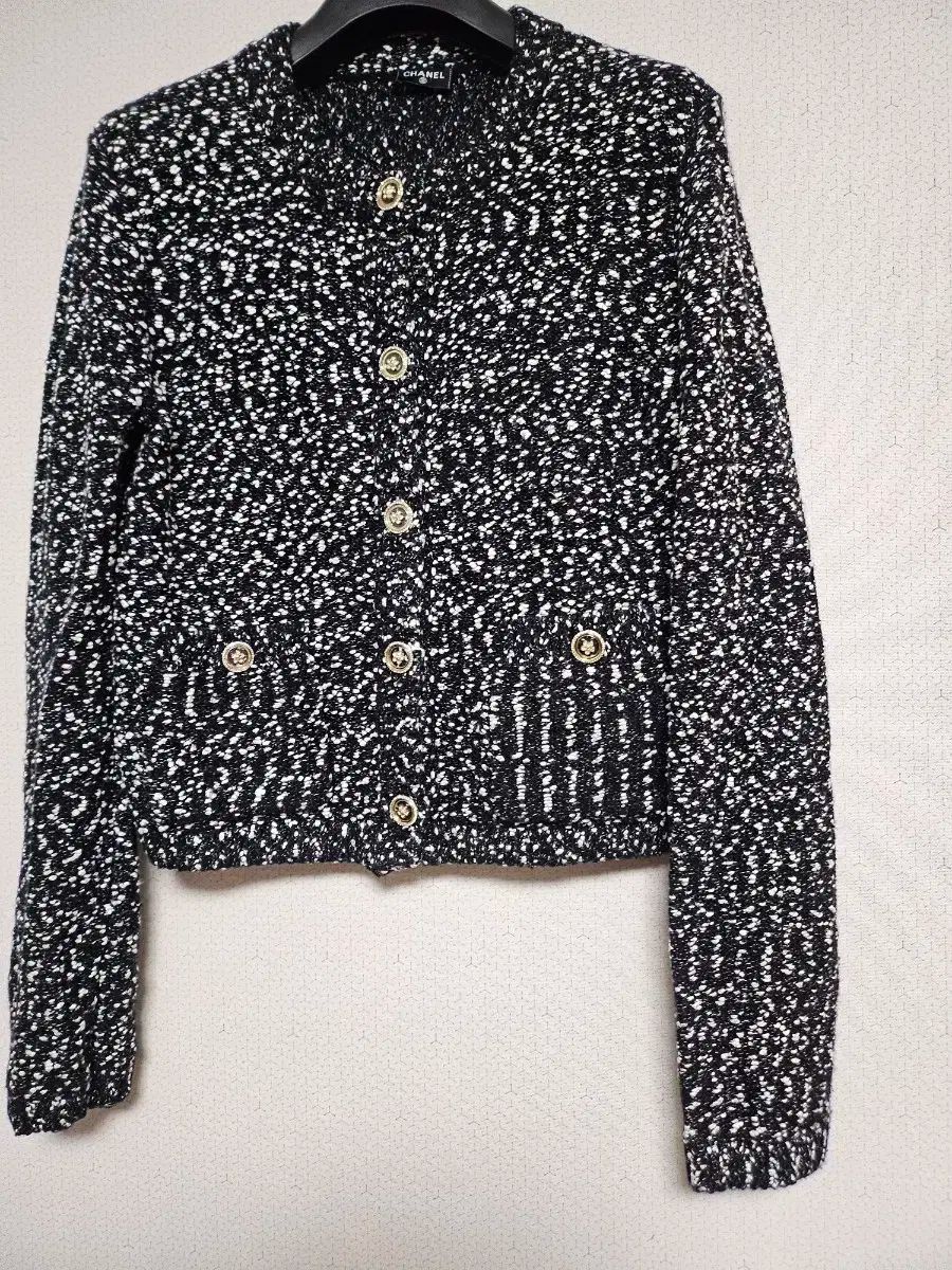 チュール カシミア ニットカーディガン