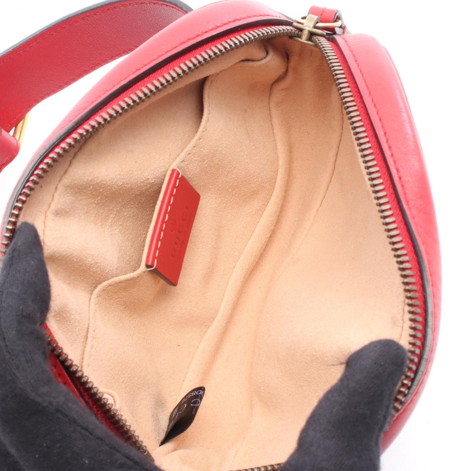 グッチ GUCCI ウエストバッグ GGマーモント 476434 レッド