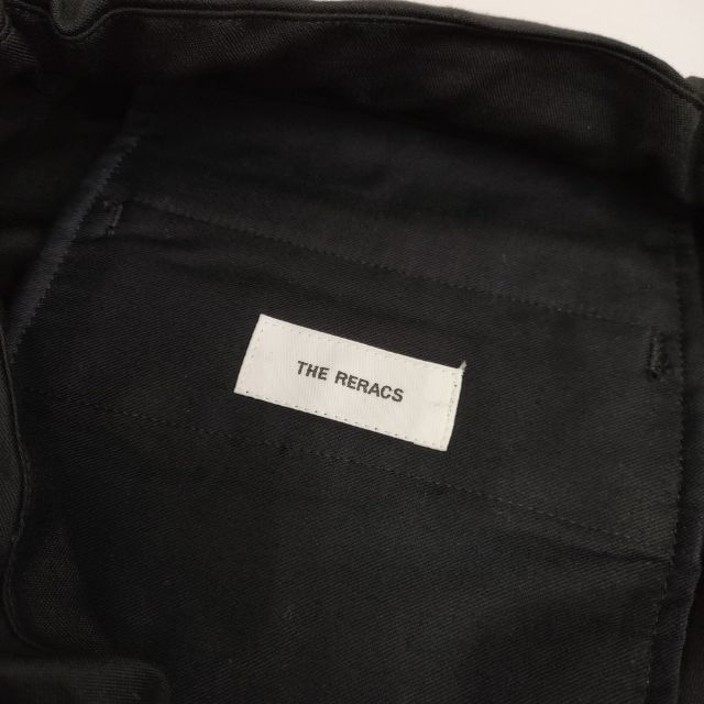 学びの多い THE RERACS ウールスラックスイージーパンツ 定価38500円 21SS-REPT-209L パンツ ブラック レディース ザリラクス 5-0921M∞ 最大85%オフ!