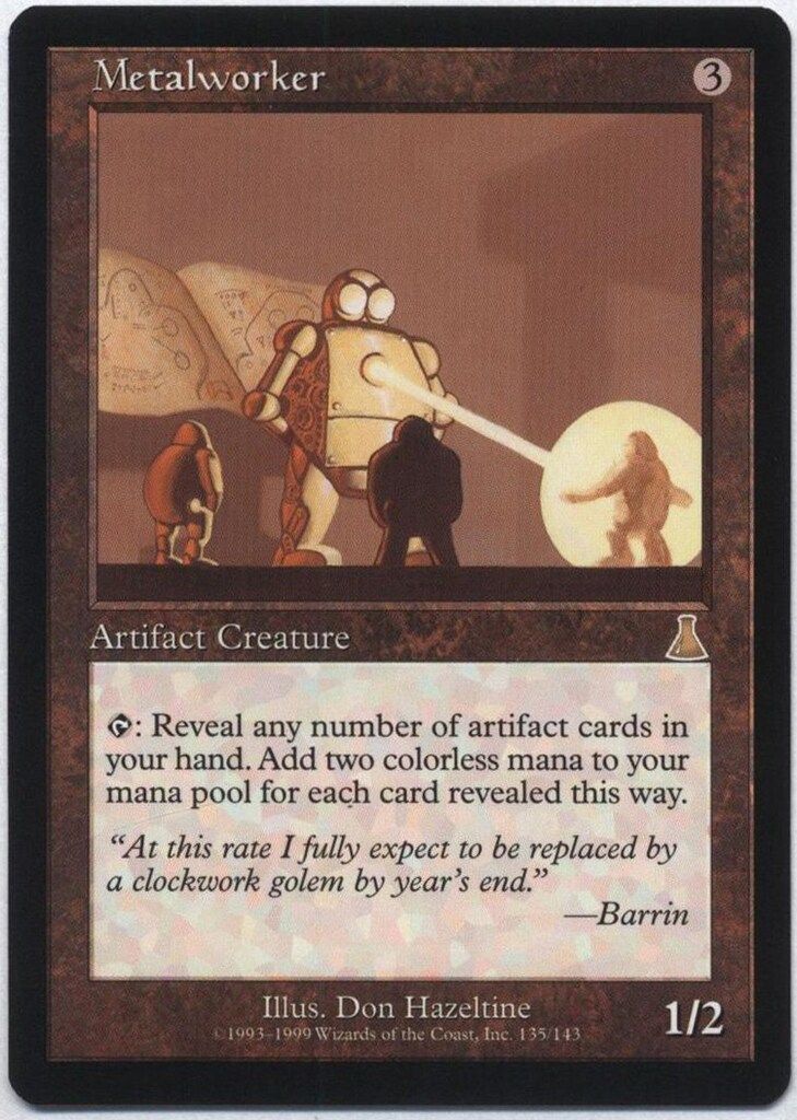 Wizards OF THE COAST ウルザズ デスティニー UDS 英 金属細工師|Metalworker 無色R