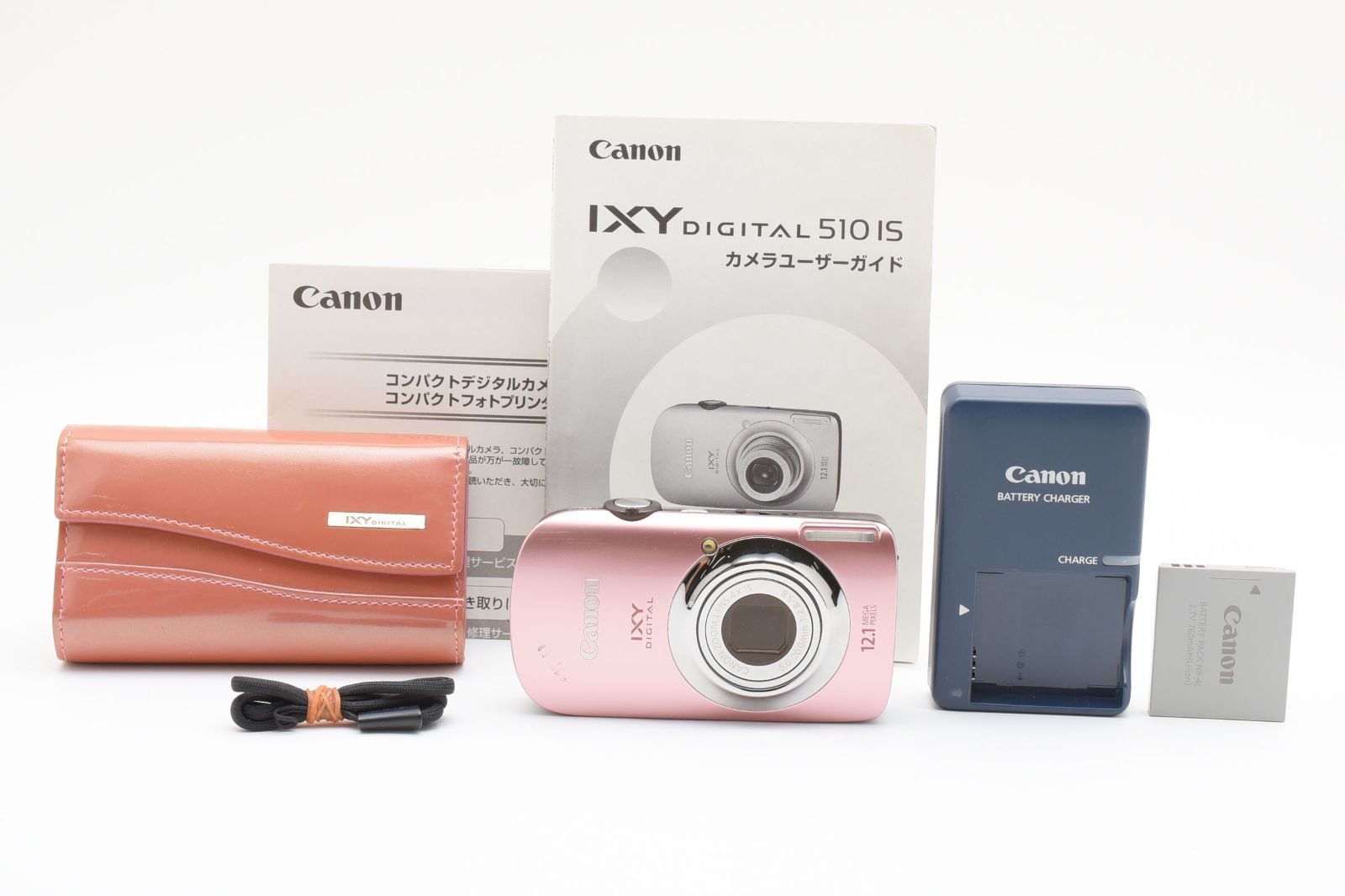 人気色・動作確認済】Canon IXY DIGITAL 510 IS ピンク 1210万画素☆初心者