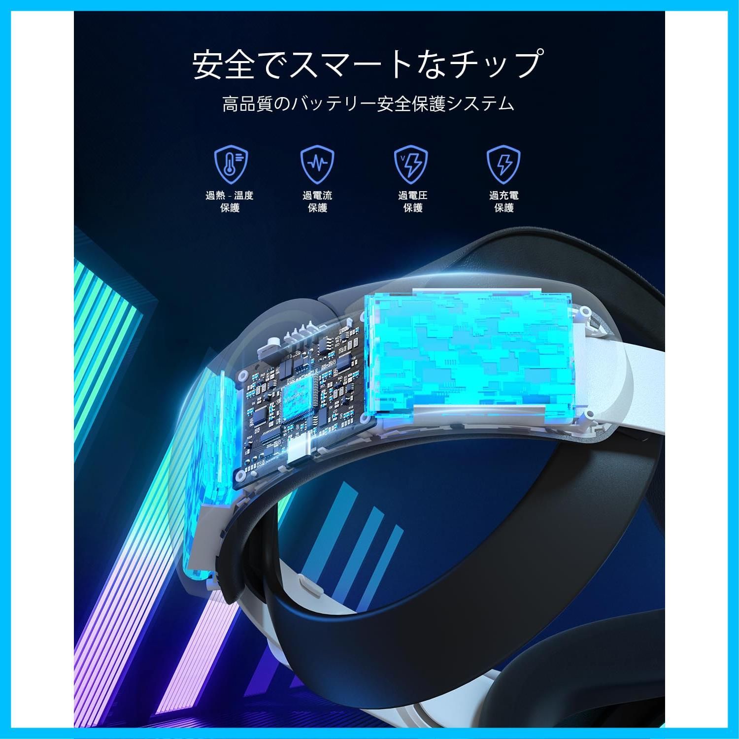 新着商品】バッテリーヘッドストラップ Quest 3S 用 K3 Quest 3 用