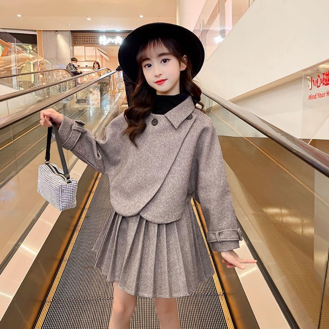 2点セット】 キッズ ジュニア フォーマルセットアップジャケット  