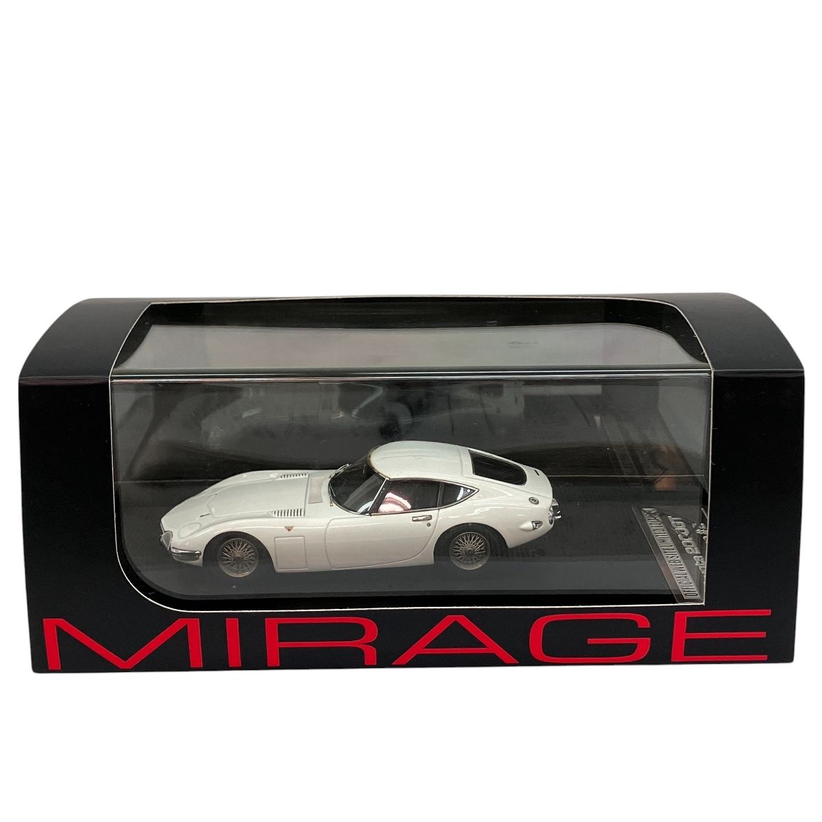 Toyota 2000GT Prototype 2 White MIRAGE 1|43 SCALE MODEL PRODUCED BYHPI Official web site トヨタ C9949874