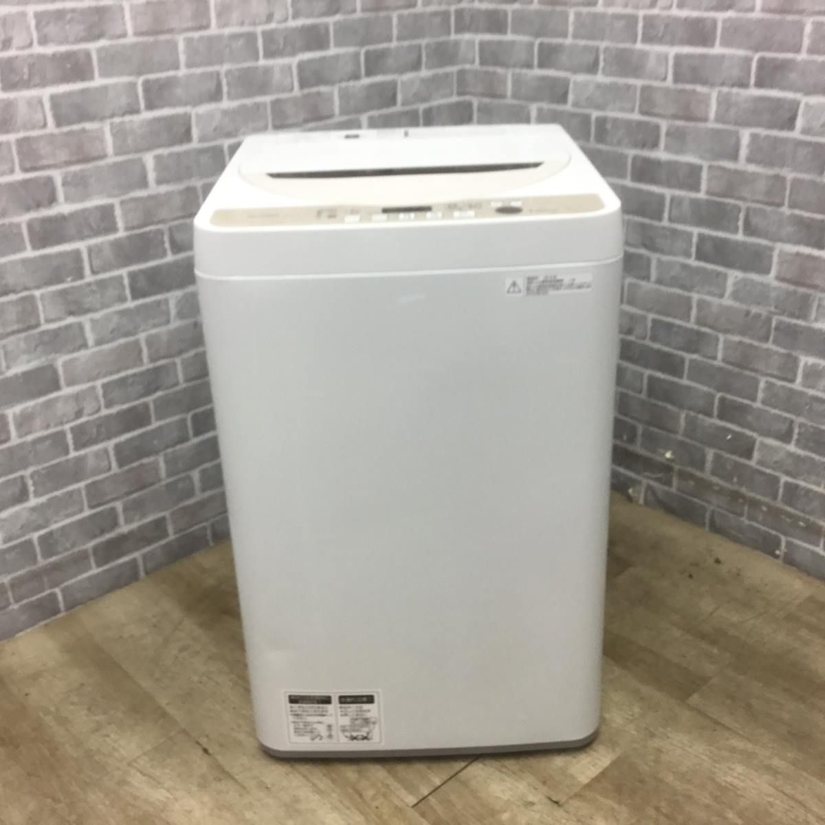 SHARP 洗濯機 4.5kg 2016年製ES-G45RC-W シャープ