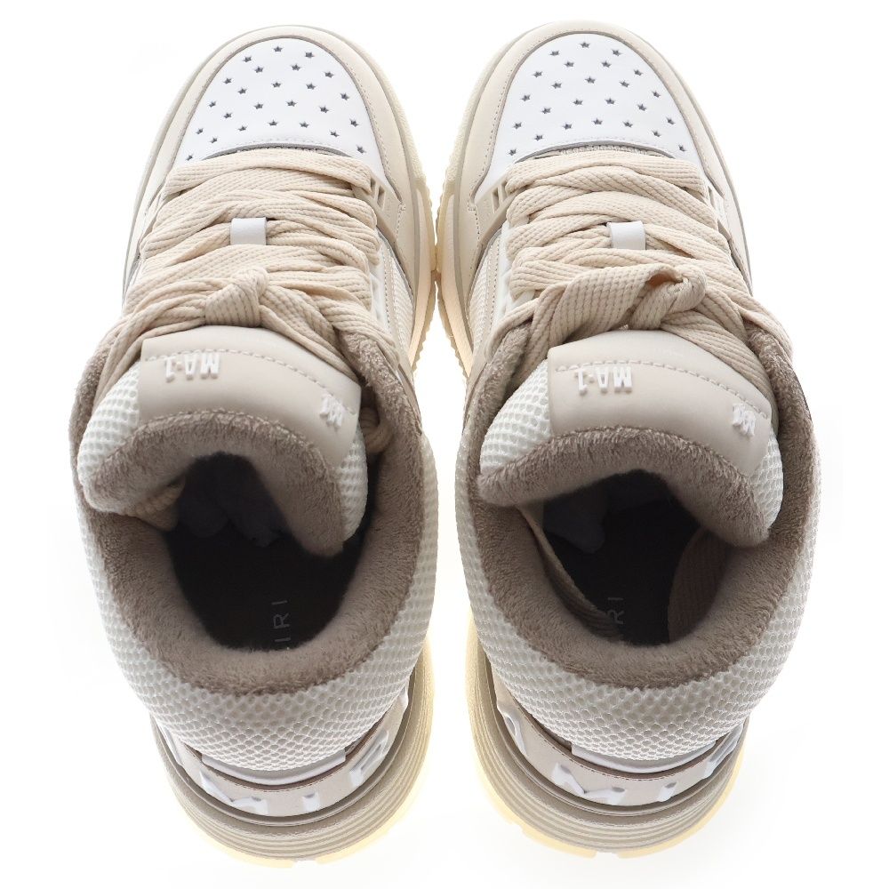 AMIRI スニーカー US 9 ホワイト/グリーン AMIRI スニーカー オンライン 23cm AMIRI スニーカー US 9 ホワイト