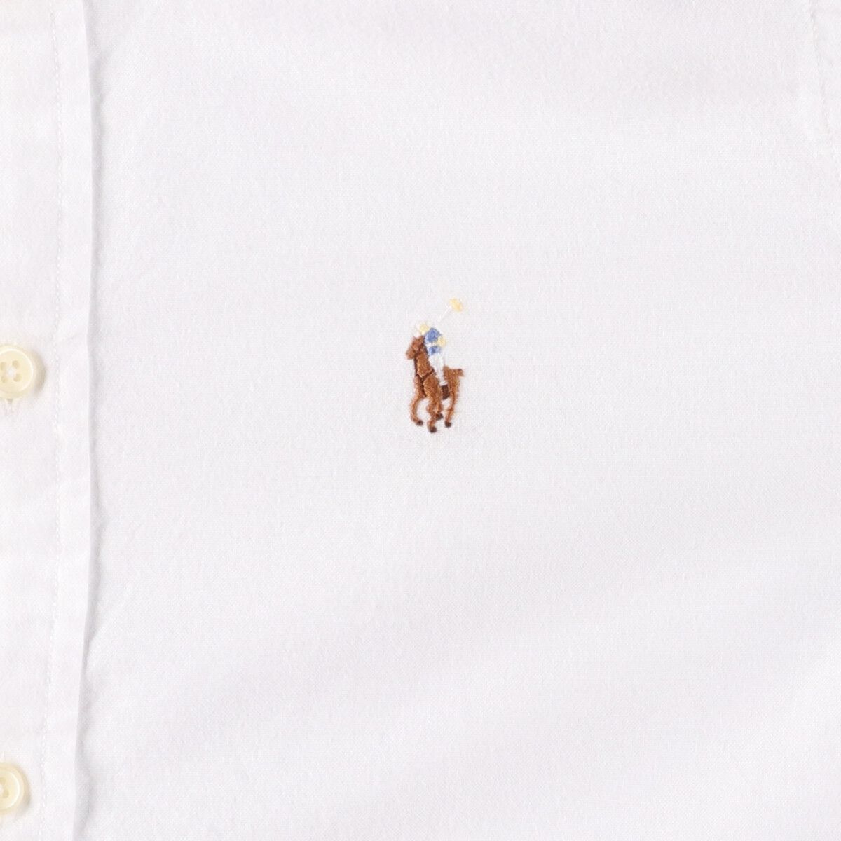古着 ラルフローレン Ralph Lauren SLIM FIT スリムフィット 五分袖 ボタンダウン 半袖 コットンシャツ メンズS相当 /eaa565208 Ralph Lauren - 古着 ラルフローレン Ralph Lauren SLIM FIT