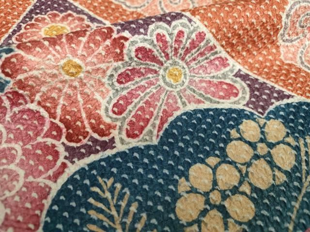 平和屋着物○名門 藤娘きぬたや・総絞り 振袖 霞吉祥花文 正絹 逸品  