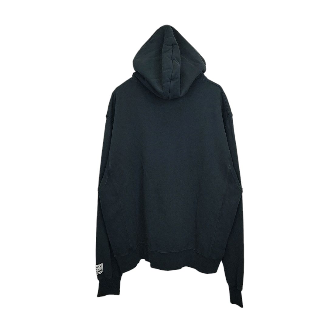 GALLERY DEPT ギャラリーデプト ロゴ パーカー XL ネイビー