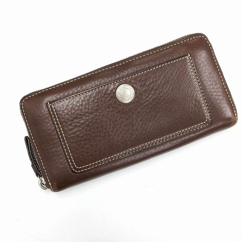コーチ(COACH) レザー ハンプトンズ アコーディオンジップ 長財布 