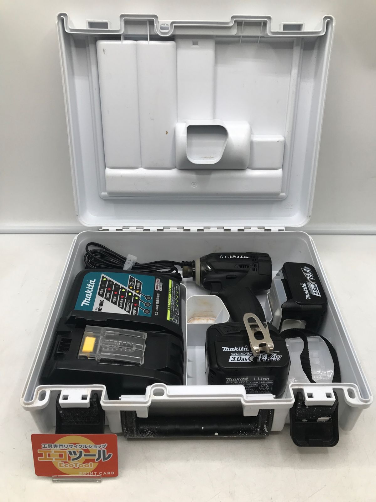 Makita|マキタ 14.4v充電式インパクトドライバ ブラック TD138DRFXB IT08GSI4G66N エコツール岡崎岩津店 M01