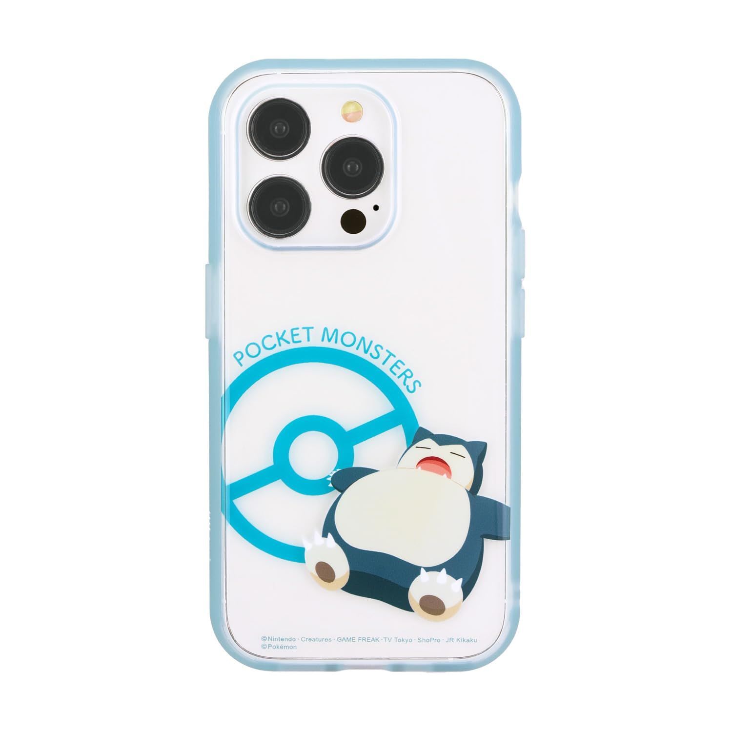 【在庫処分】iPhone15 IIIIfit(イーフィット) Pro 対応 ポケットモンスター ケース カビゴン グルマンディーズ POKE-871D