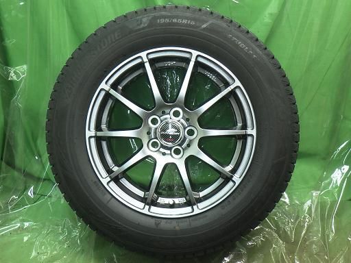 BRIDGESTONE スタッドレス 22年製 シュナイダー 15インチ ブリヂストン ブリザックVRX3