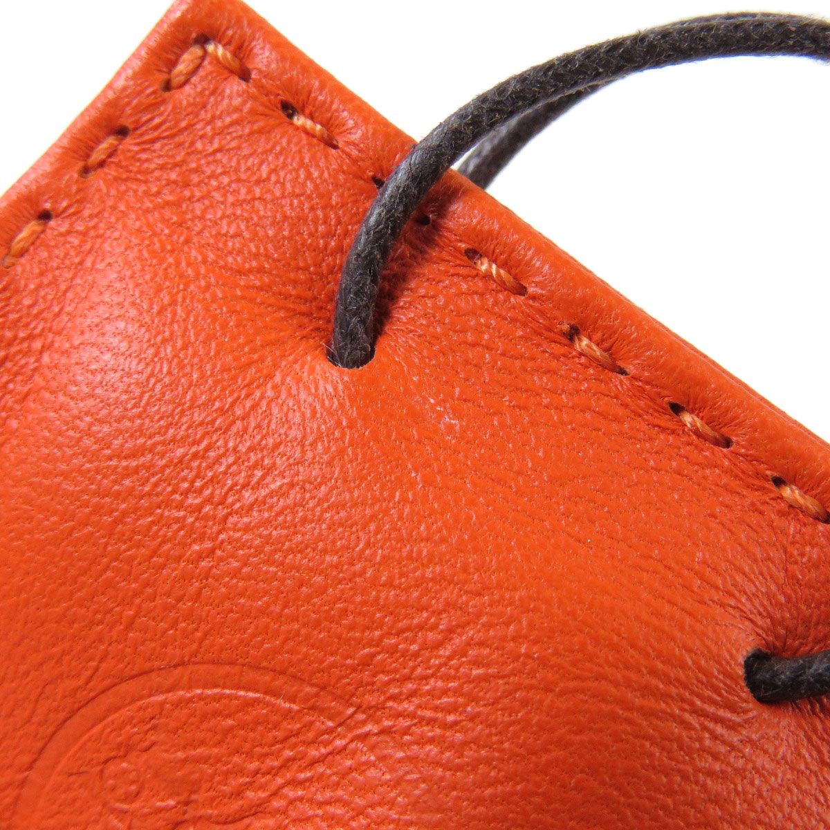 HERMES エルメス バッグチャーム サックオランジュ オレンジ