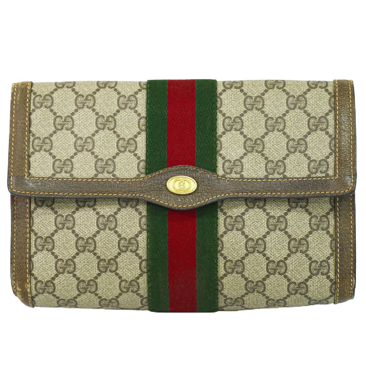 本物 グッチ GUCCI オールドグッチ シェリーライン GGスプリーム 