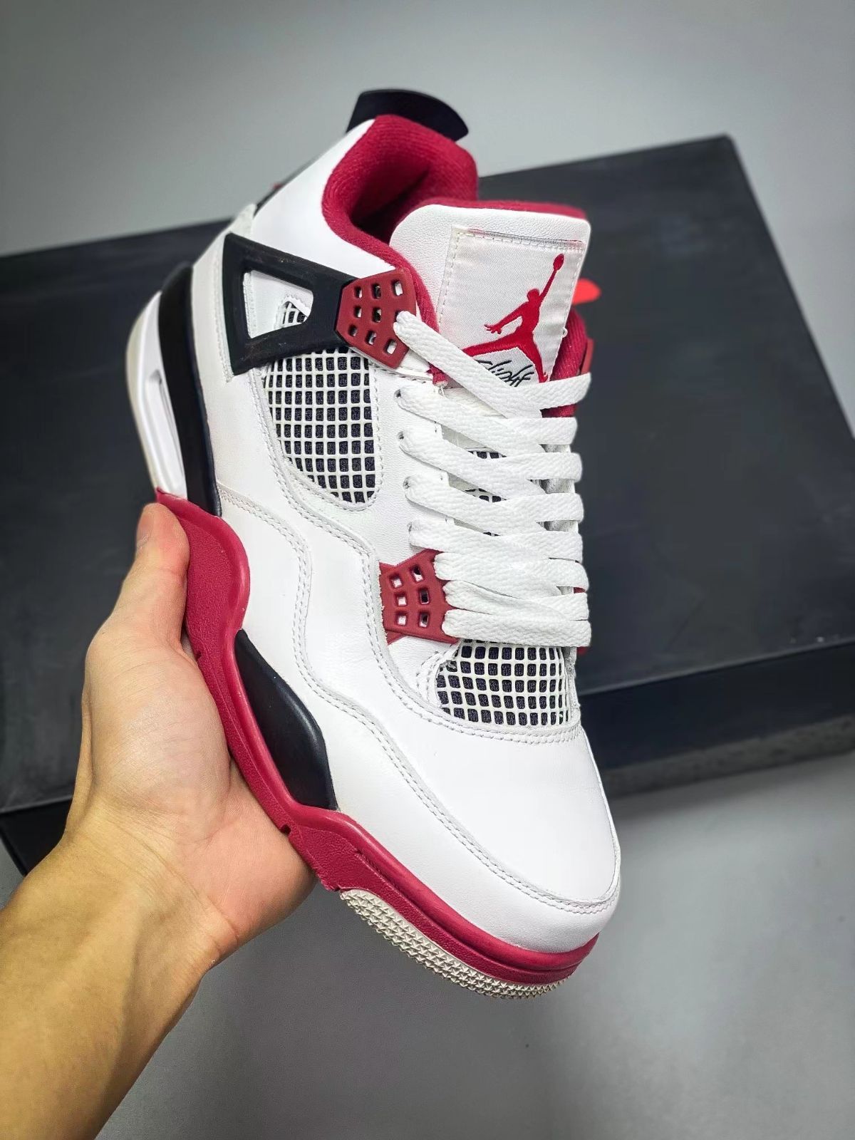 NIKE AIR JORDAN 4 RETRO GS FIRE RED【7395-004】