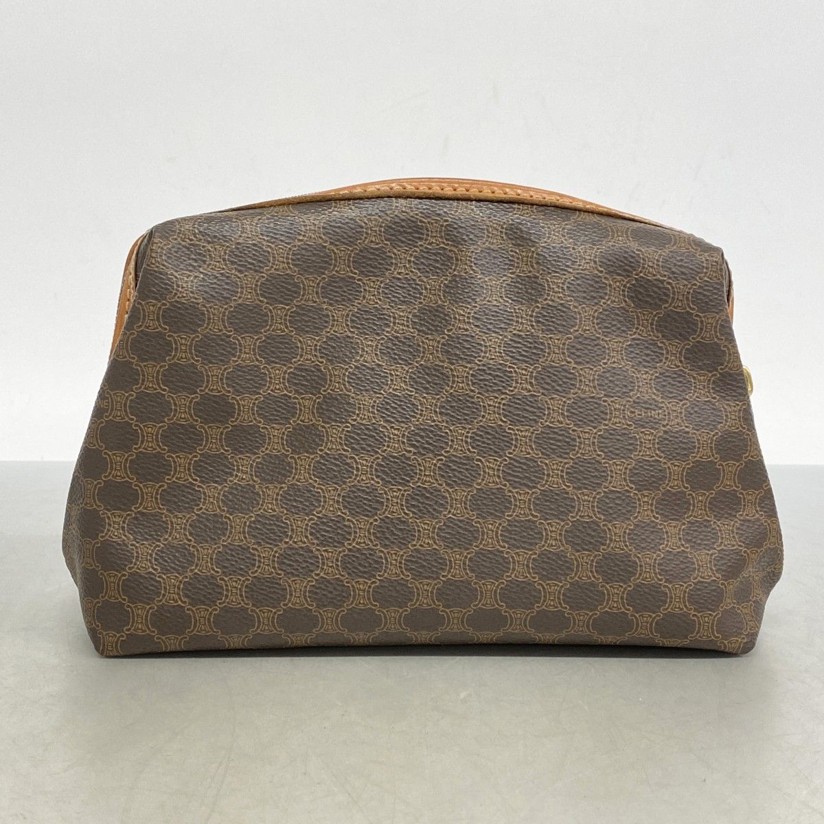 CELINE セリーヌ ポーチ PVC マカダム ゴールド金具 2_118 CELINE セリーヌ ポーチ PVC マカダム ゴールド金具 2_118
