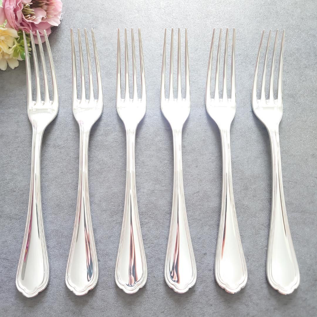 クリストフル スパトゥール テーブルフォーク 6点