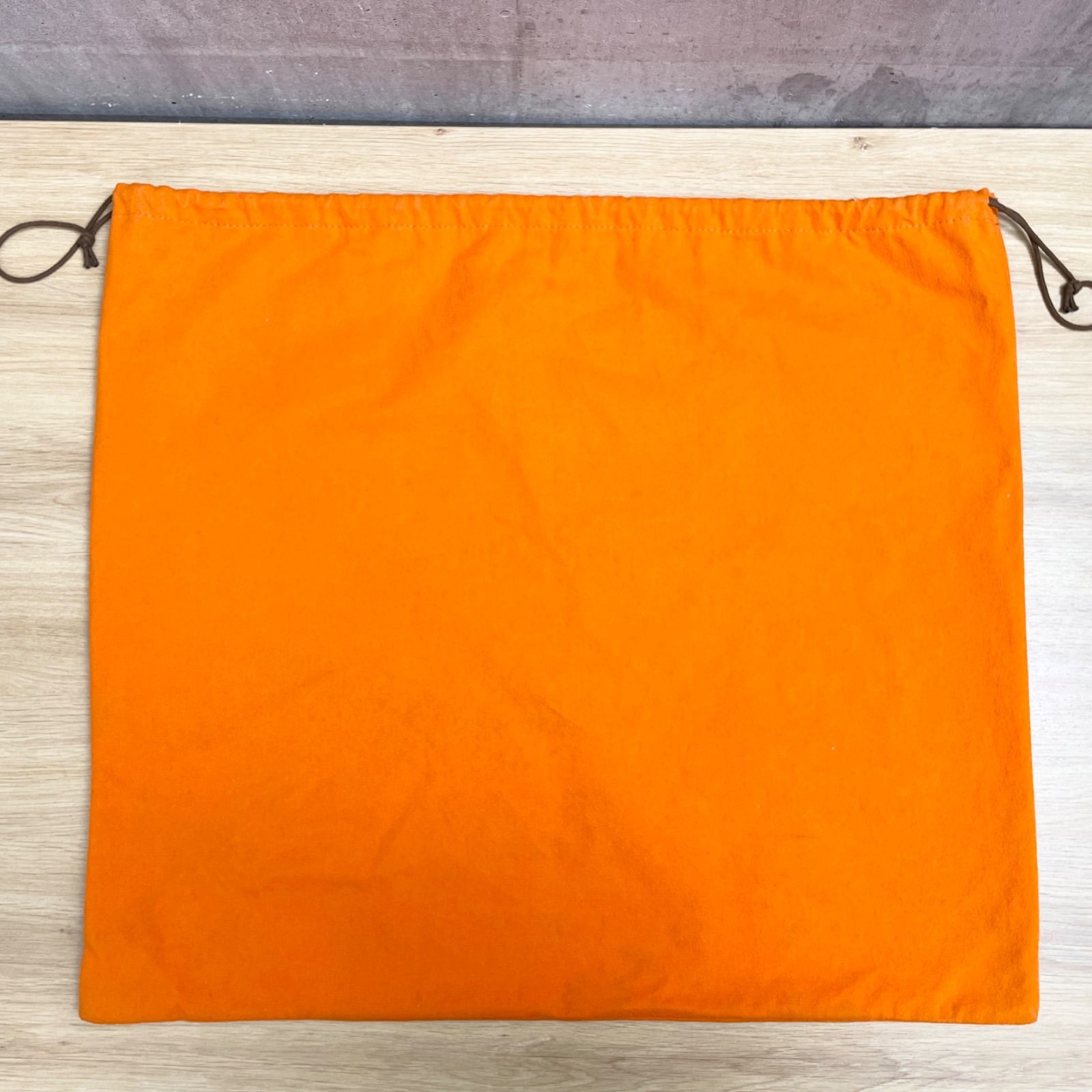 HERMES エルメス 保存袋 布袋 オレンジ レインカバー付き No.5