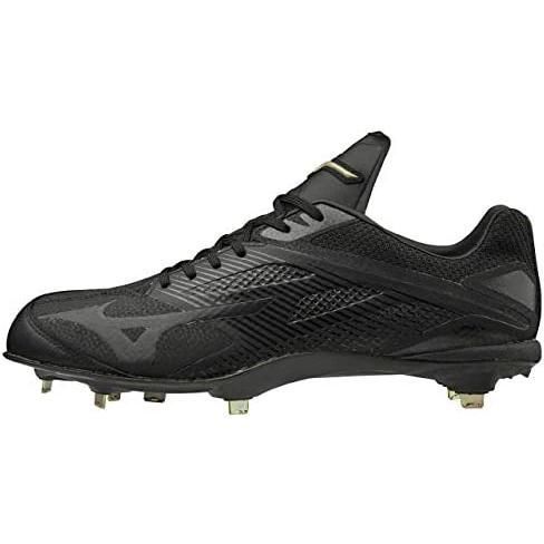 ミズノ(MIZUNO) 野球 スパイクシューズ 金具歯 GEハイスト QS 11GM191000 ブラック/ブラック 28.5cm