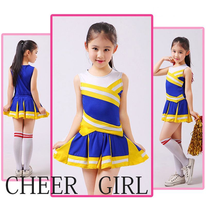 キッズ ダンス 衣装 キッズ チアガール衣装 子供 ジュニア 女の子 ガールズ 子ども ダンス衣装 ジャズダンス ヒップホップ キッズ ジュニア ダンス  nee3u535697
