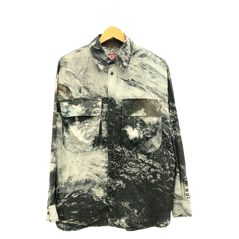 DIESEL シャツ 46 アース柄 66