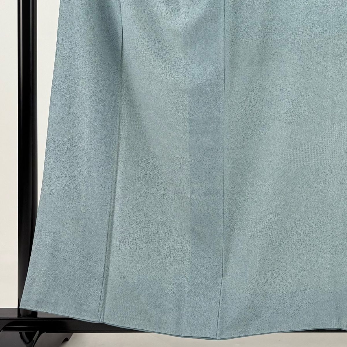 江戸小紋 身丈157.5cm 裄丈65cm M 袷 寄せ柄 花 青灰色 正絹