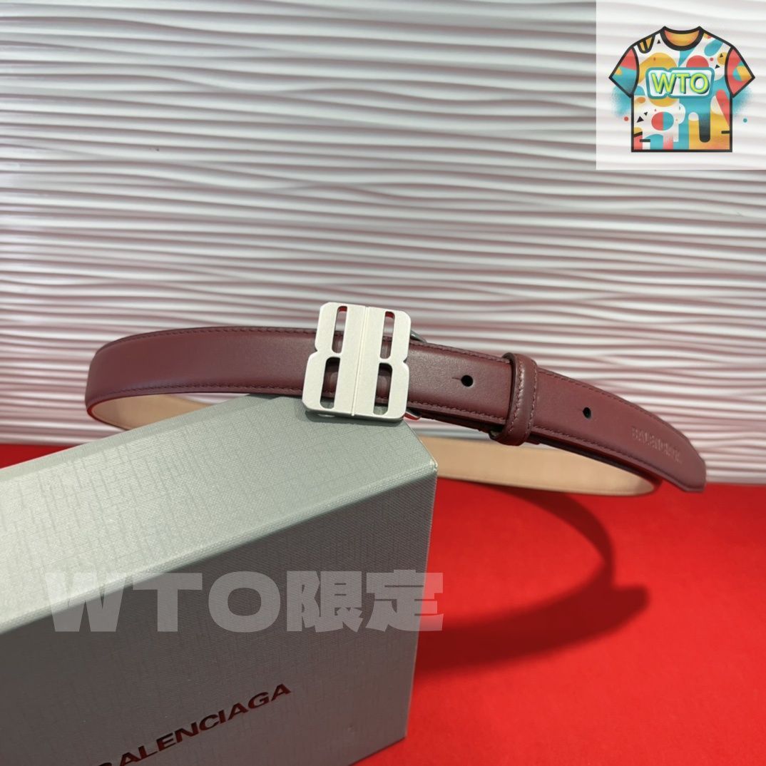 今日WTO】Balenciaga バレンシアガ 2.5cm 幅レザーアクセサリー