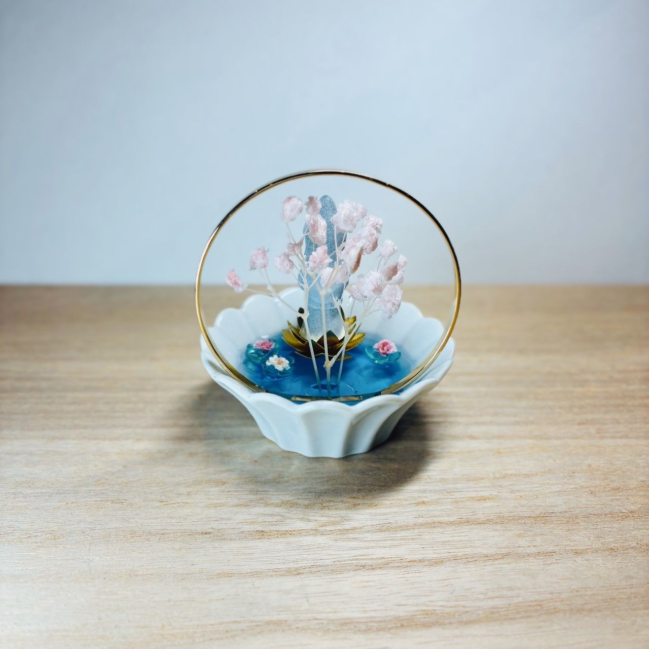 仏像 ちいさな仏さま 桜環白衣観音