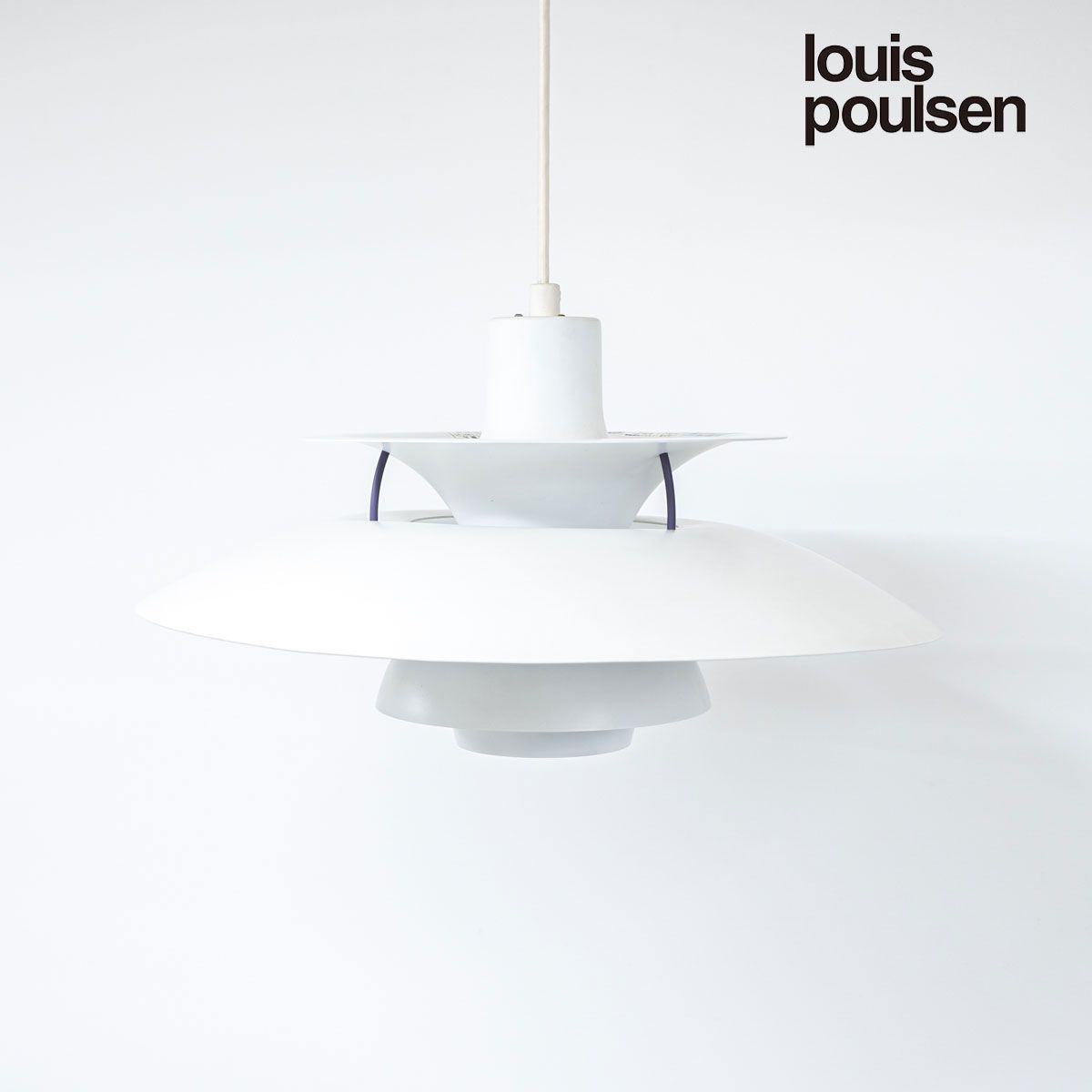 品 Louis Poulsen ルイスポールセン PH 5 ペンダント ライト 照明 ホワイト ポール ヘニングセン 定価16万