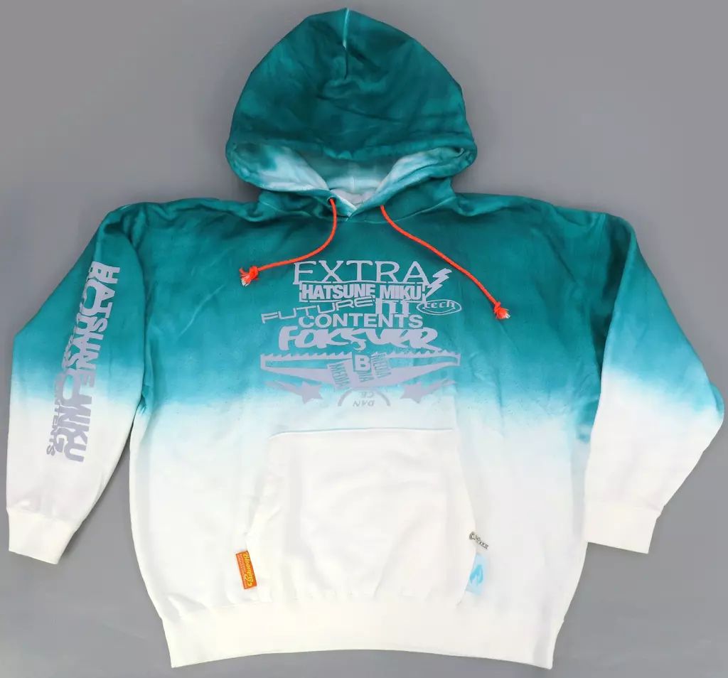 アウターウェア BODYSONG. COLLABORATION MIKU GRAFFITI HOODIE フーディー Blue Green ブルーグリーン フリーサイズ 初音ミク JAPAN LIVE TOUR 2025 ～BLOOMING～