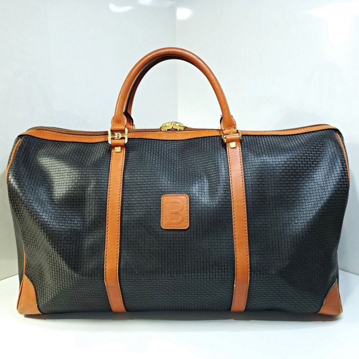 バリー Bally 旅行 トラベルバッグ ボストンバッグ 総柄 PVC