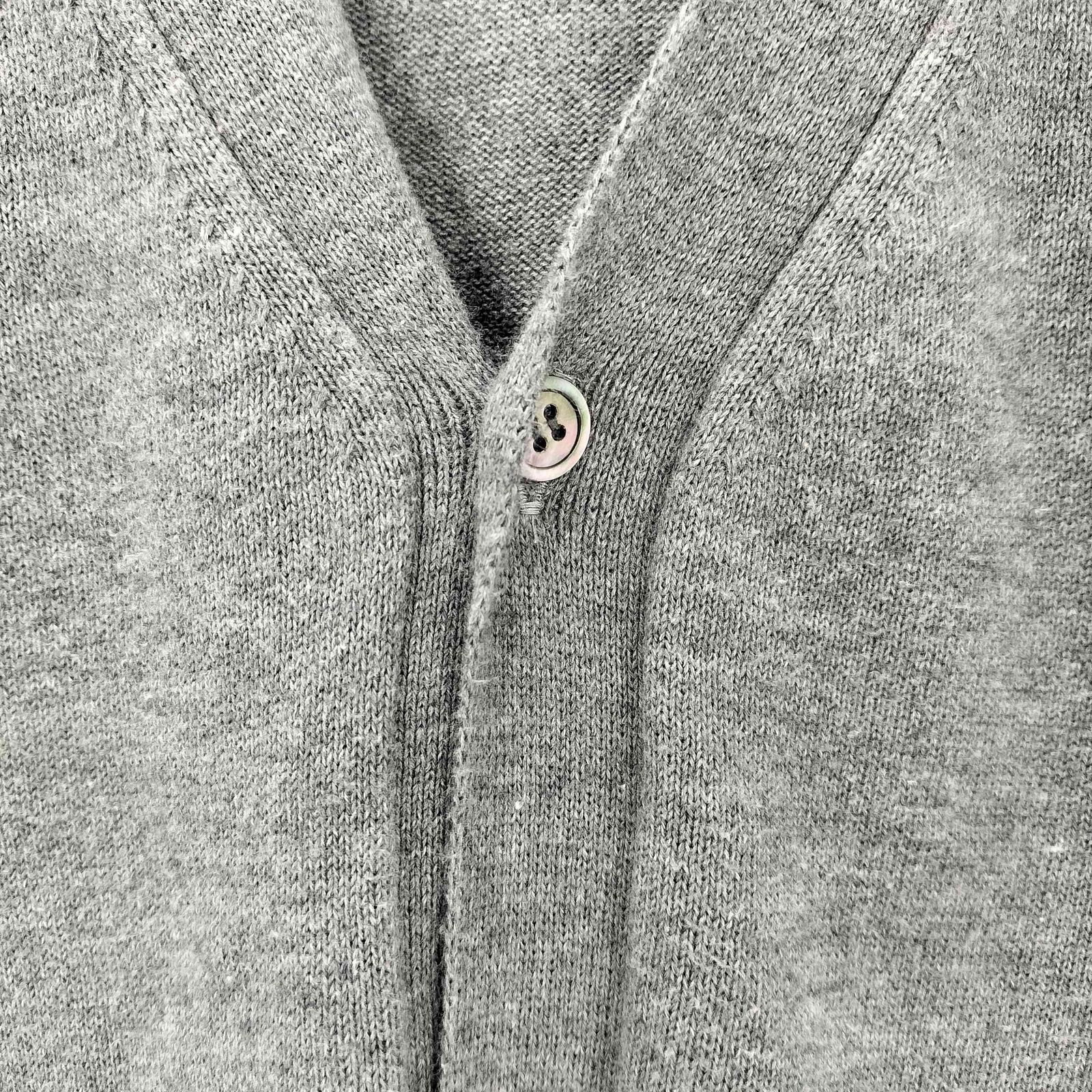 美品 Graphpaper グラフペーパー Suvin Cardigan グレー Graphpaper/グラフペーパー】Suvin Loose Rib Cardigan GU231