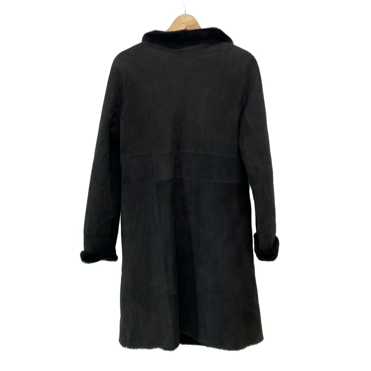 SONIARYKIEL ソニアリキエル コート サイズ40 - 黒 冬物|長袖|ムートン