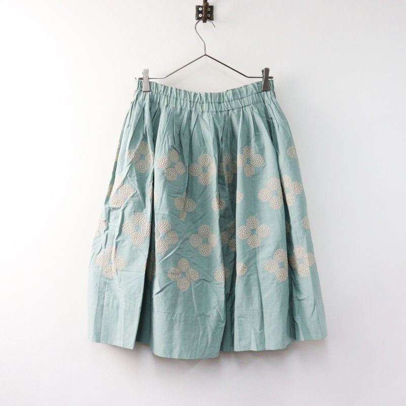 mina perhonen laundry 刺繍のスカート 未使用 定価3.9万 ミナ 
