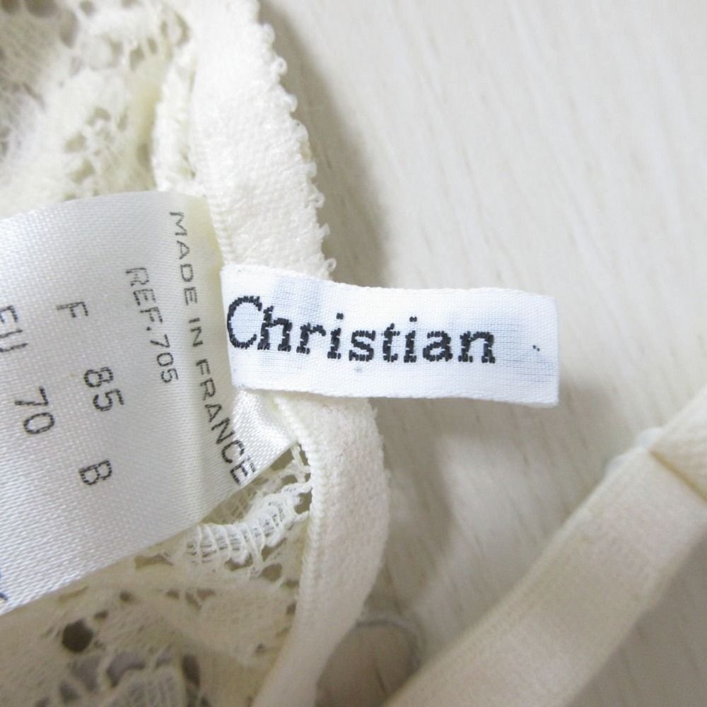 未使用 Christian Dior クリスチャンディオール フラワーレース ボディ