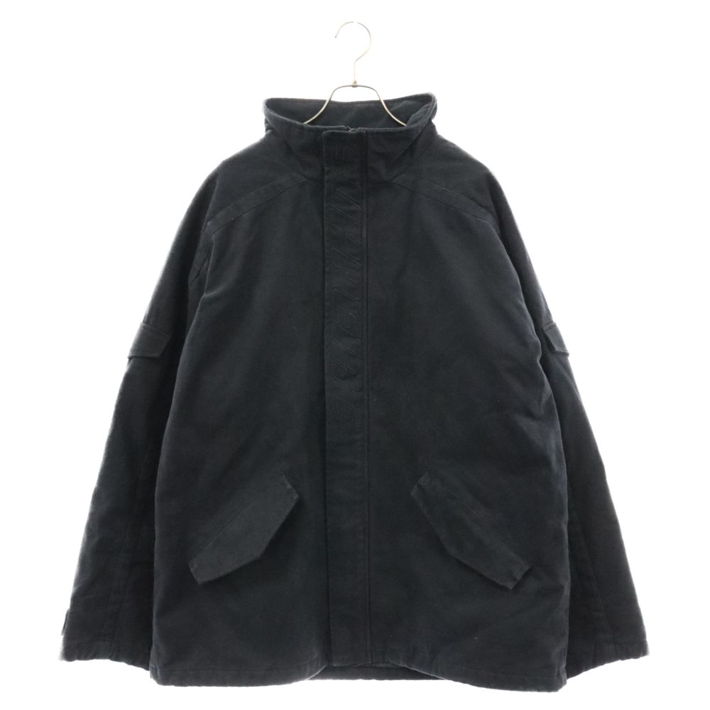 SUPREME (シュプリーム) 22AW Brushed Twill Zip Jacket ブラッシュ ツイル ジップアップ ジャケット ブラック