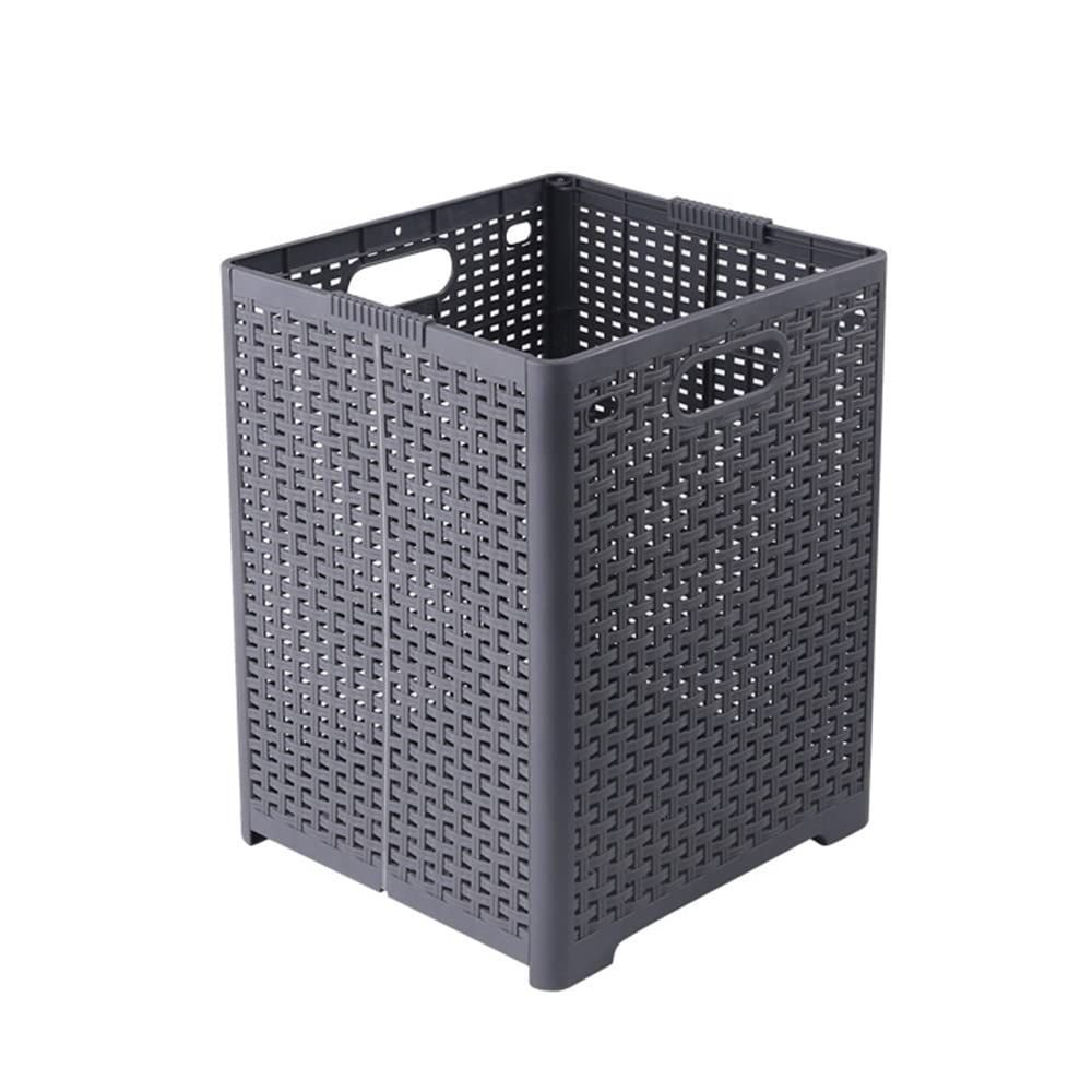 【新着商品】ランドリー バスケット 折りたたみ 洗濯かご 大容量 洗濯物入れ 48L ランドリー収納 省スペース 軽量 洗面所 洗濯服収納 洗濯機横 収納ボックス 折り畳み式 洗濯籠 カゴ 買い物